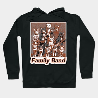 Cat Family Band Hoodie